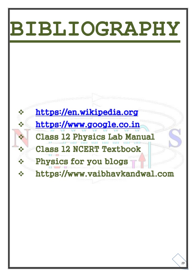 physics project for class 12 pdf cbse